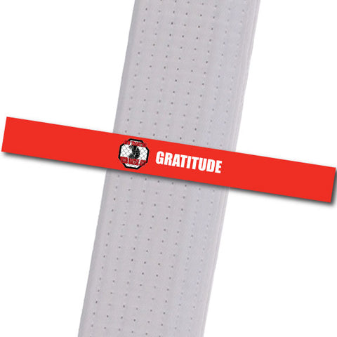 New Tradition - Gratitude Custom Belt Stripes - BeltStripes.com : The #1 Source for Martial Arts Belt Tape