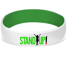 MatChats - Stand Up! Silicone Wrist Bands - Level 4: Champion Achievement Stripes - BeltStripes.com : The #1 Source for Martial Arts Belt Tape